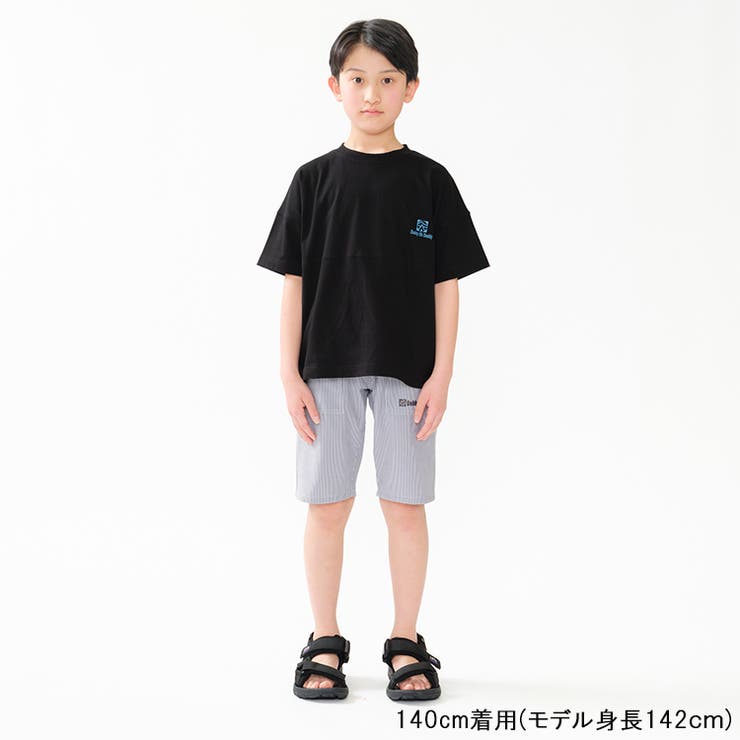 子供服DaddyOhDaddy(ダディオダディ)サッカーストライプ５分丈ハーフパンツ140cm～160cmV3511