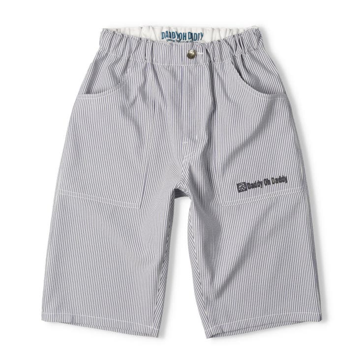 子供服DaddyOhDaddy(ダディオダディ)サッカーストライプ５分丈ハーフパンツ140cm～160cmV3511