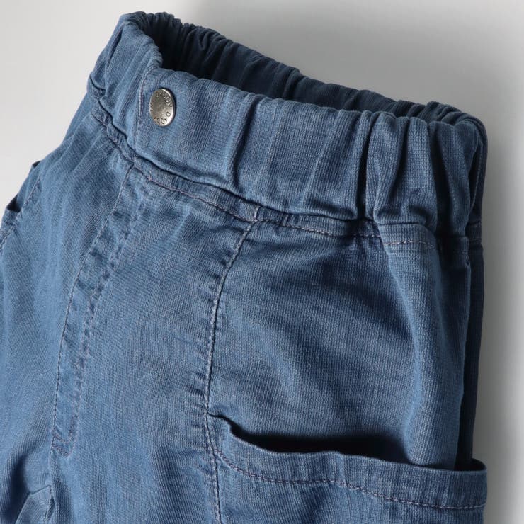 接触冷感メッシュデニム５分丈ハーフパンツ | こどもの森e-shop | 詳細画像4 