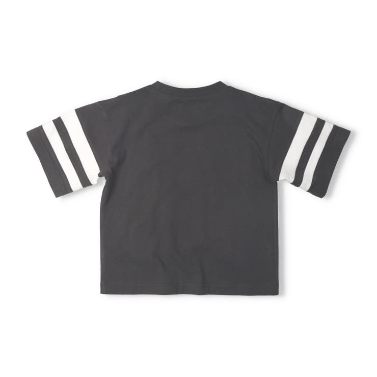 ロゴプリント袖ライン半袖Ｔシャツ | こどもの森e-shop | 詳細画像2 