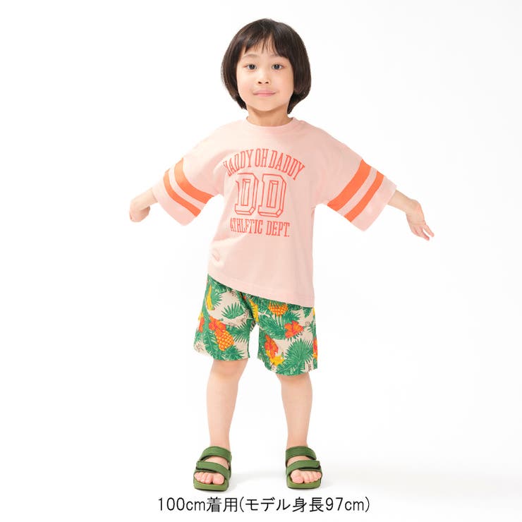 ロゴプリント袖ライン半袖Ｔシャツ | こどもの森e-shop | 詳細画像7 