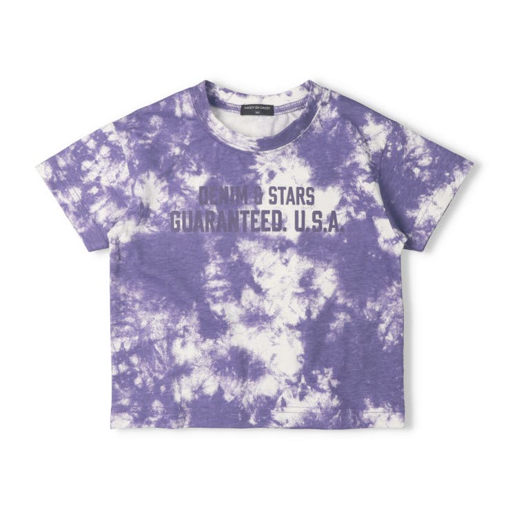 パープル | タイダイ風半袖Ｔシャツ | こどもの森e-shop