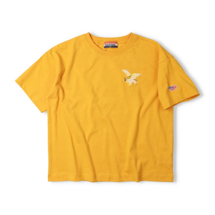 イエロー | 【WEB限定】刺繍風プリントスカＴシャツ | こどもの森e-shop