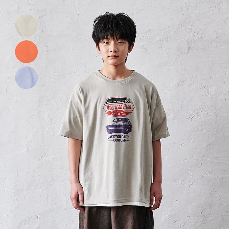 【WEB限定】車プリントＴシャツ | こどもの森e-shop | 詳細画像1 