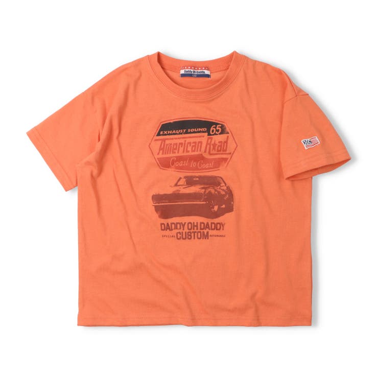 オレンジ | 【WEB限定】車プリントＴシャツ | こどもの森e-shop