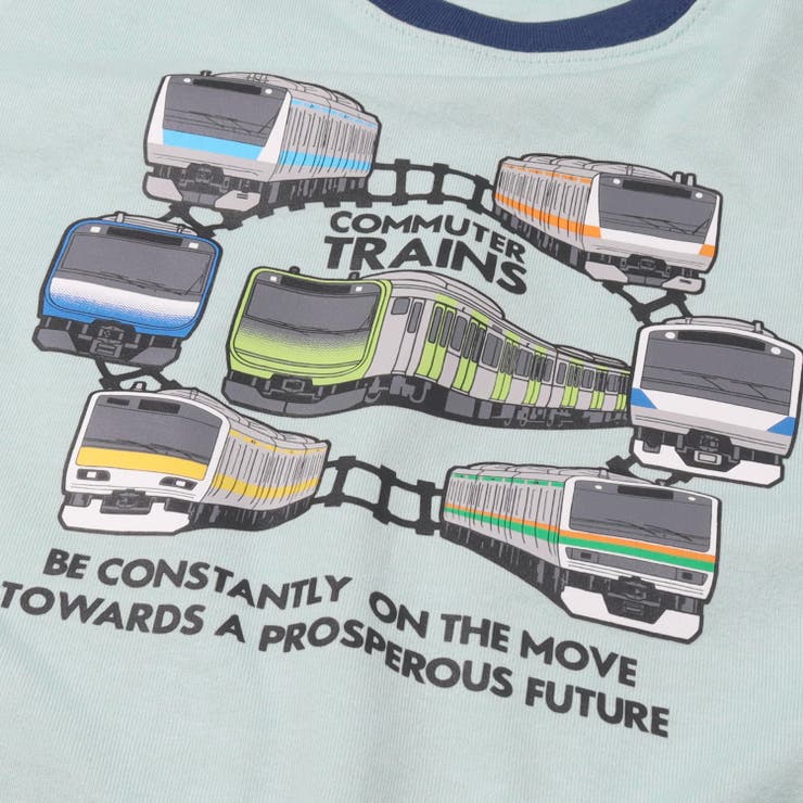 JR在来線電車プリント半袖Tシャツ | こどもの森e-shop | 詳細画像4 