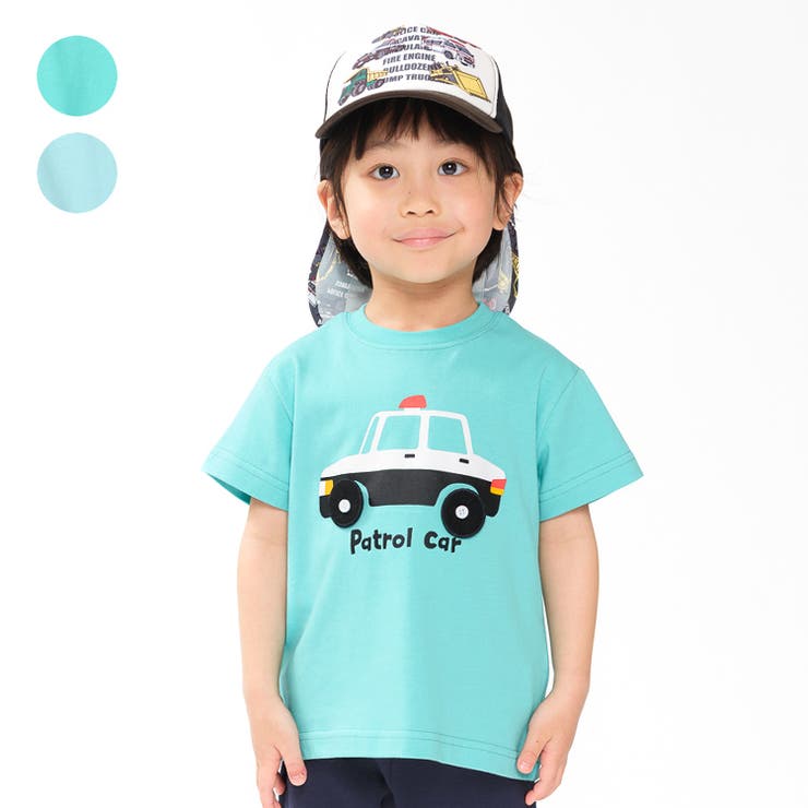【WEB限定】パトカー仕掛け半袖Ｔシャツ | こどもの森e-shop | 詳細画像1 