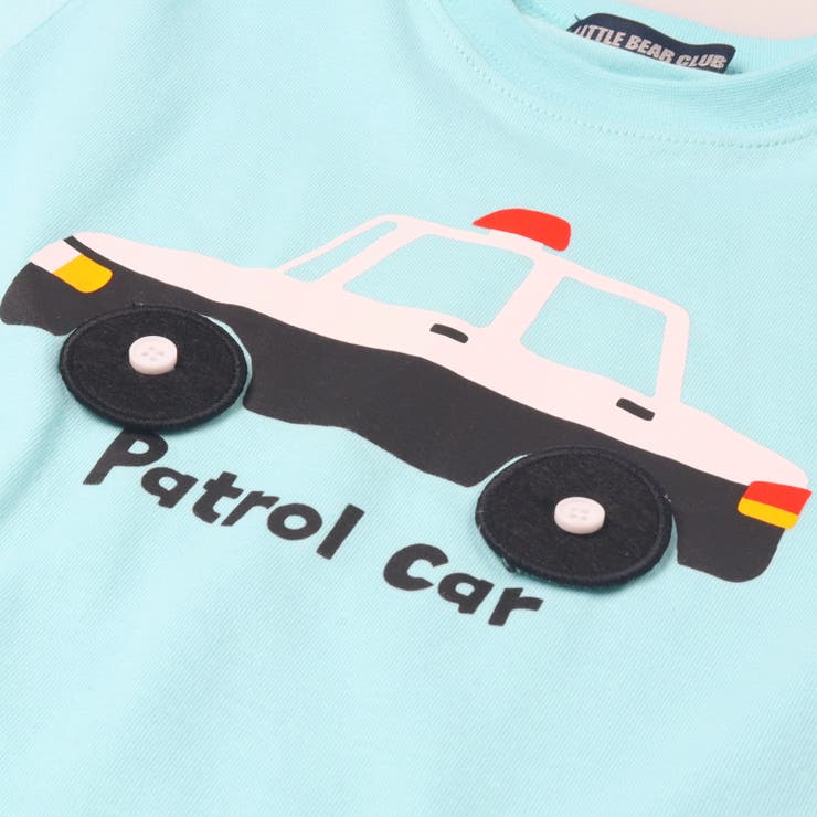 【WEB限定】パトカー仕掛け半袖Ｔシャツ | こどもの森e-shop | 詳細画像4 