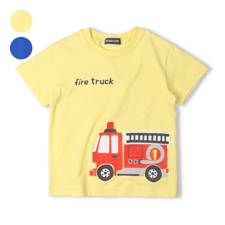 【WEB限定】消防車仕掛け半袖Ｔシャツ | こどもの森e-shop | 詳細画像1 