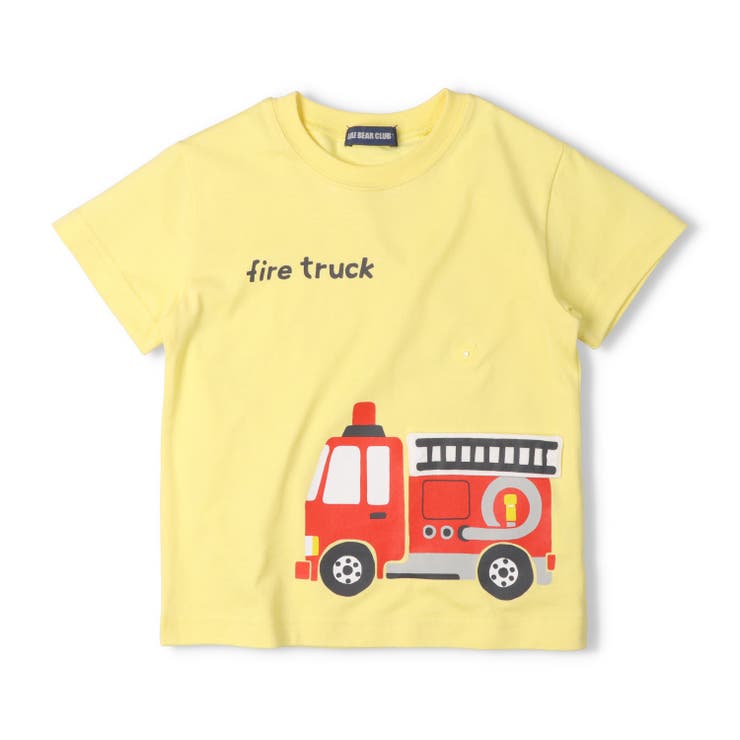 イエロー | 【WEB限定】消防車仕掛け半袖Ｔシャツ | こどもの森e-shop