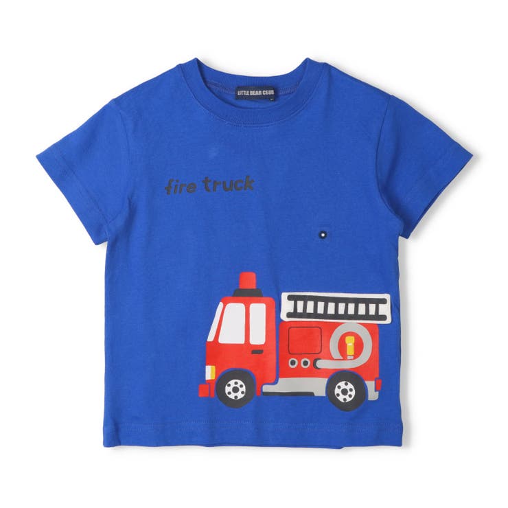 ブルー | 【WEB限定】消防車仕掛け半袖Ｔシャツ | こどもの森e-shop