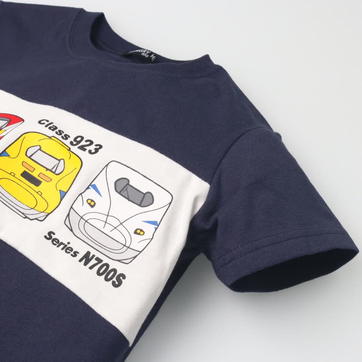 新幹線電車プリント切符付半袖Ｔシャツ | こどもの森e-shop | 詳細画像4 