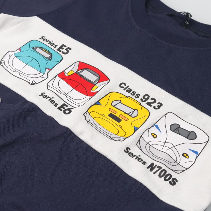 新幹線電車プリント切符付半袖Ｔシャツ | こどもの森e-shop | 詳細画像5 