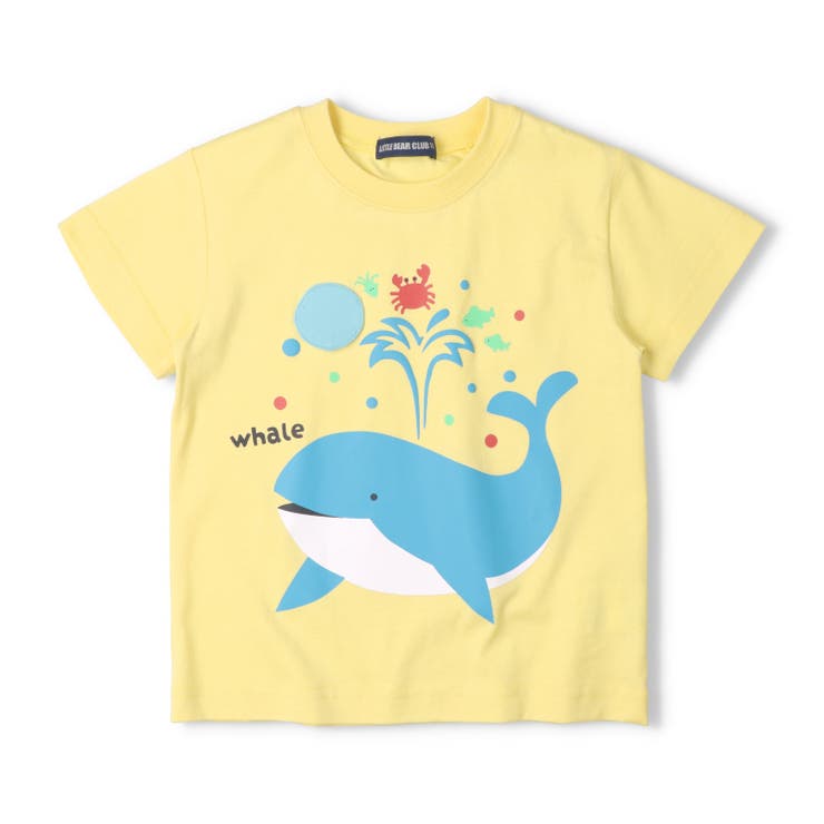 イエロー | 【WEB限定】くじらプリント半袖Ｔシャツ | こどもの森e-shop