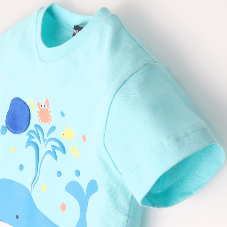【WEB限定】くじらプリント半袖Ｔシャツ | こどもの森e-shop | 詳細画像4 