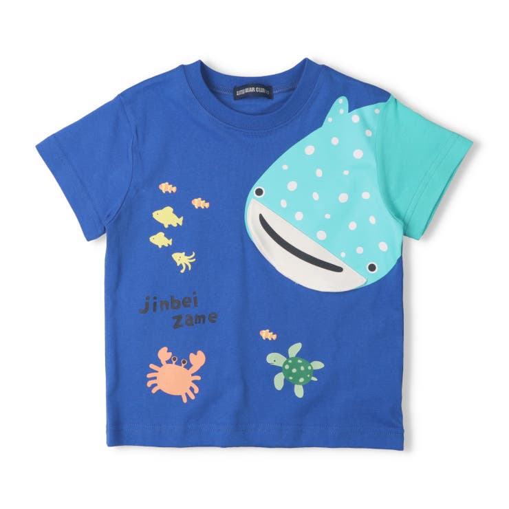 ブルー | 【WEB限定】ジンベイザメ半袖Ｔシャツ | こどもの森e-shop