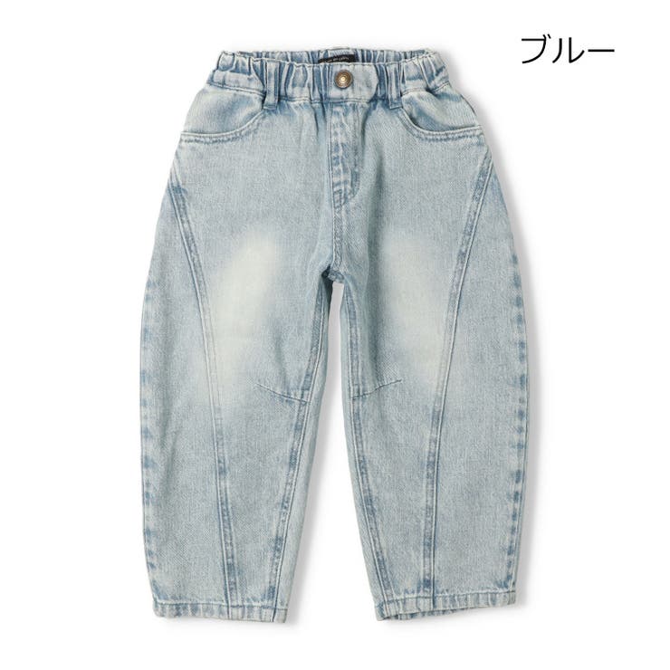 ブルー | デニムカーブパンツ | こどもの森e-shop