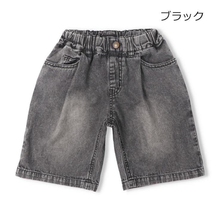 ブラック | デニムハーフパンツ | こどもの森e-shop