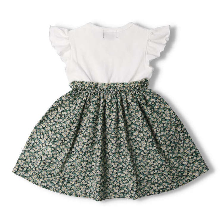 ダディコ刺繍リバティプリントワンピース 90cm～130cm V42352 | こどもの森e-shop | 詳細画像4 