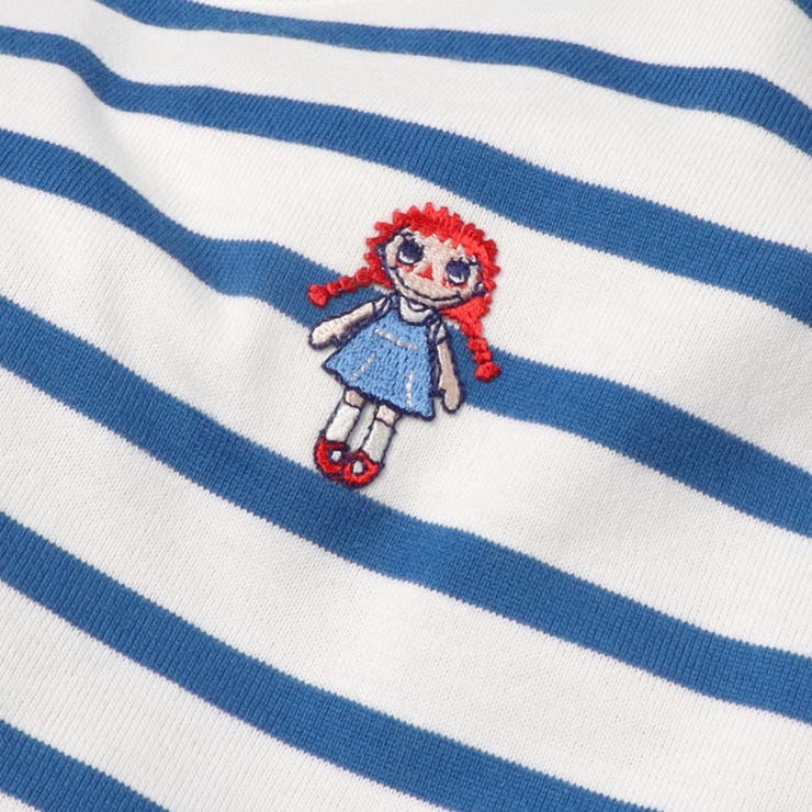 日本製ダディコ刺繍ボーダーＴシャツ | こどもの森e-shop | 詳細画像6 