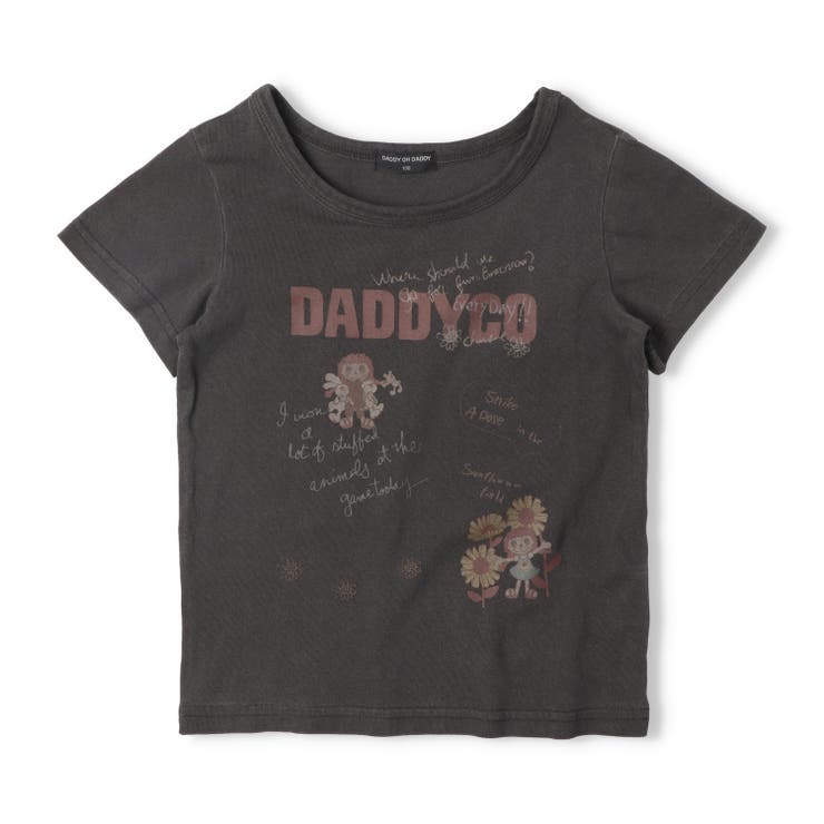 ブラック | ダディコプリントＴシャツ | こどもの森e-shop