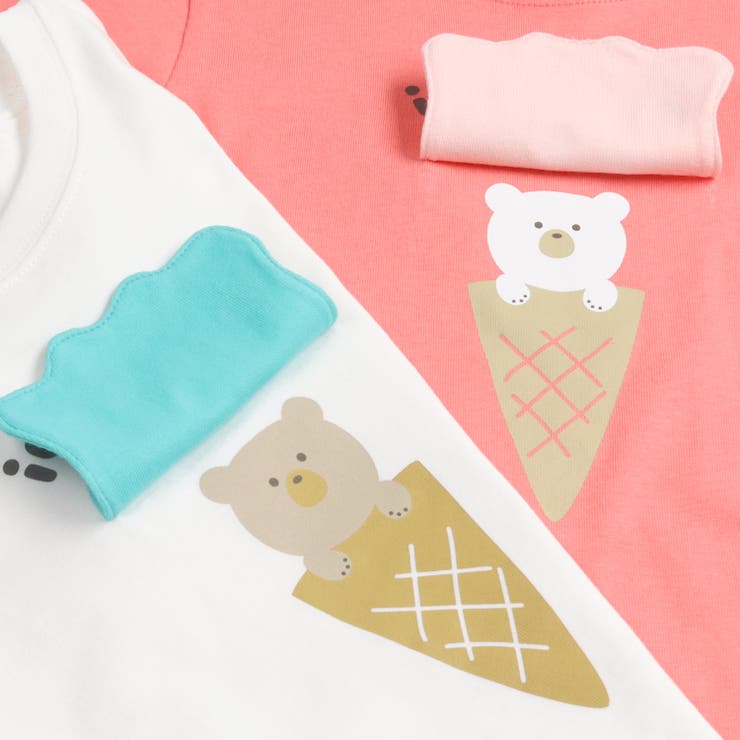 【WEB限定】アイスくま仕掛けTシャツ | こどもの森e-shop | 詳細画像6 