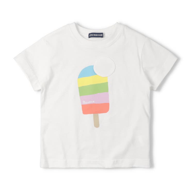 ホワイト | 【WEB限定】カラフルアイス半袖Ｔシャツ | こどもの森e-shop