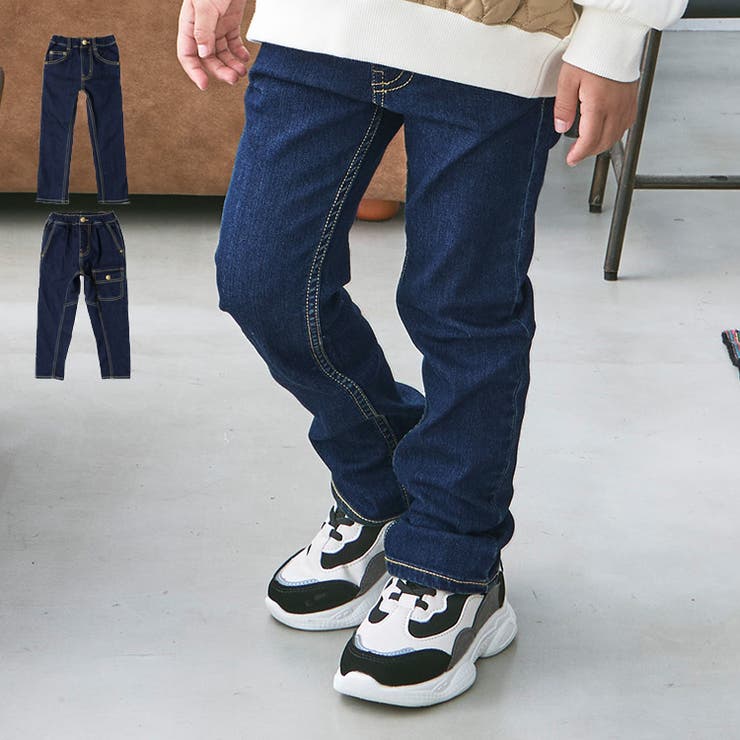 パウダーストレッチデニムパンツ 長ズボン 90cm | こどもの森e-shop | 詳細画像1 