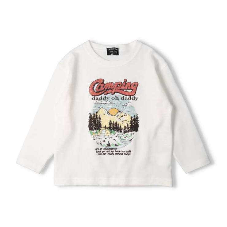 【子供服】DaddyOhDaddy(ダディオダディ)日本製アウトドア柄プリントTシャツ90cm～130cmV52816