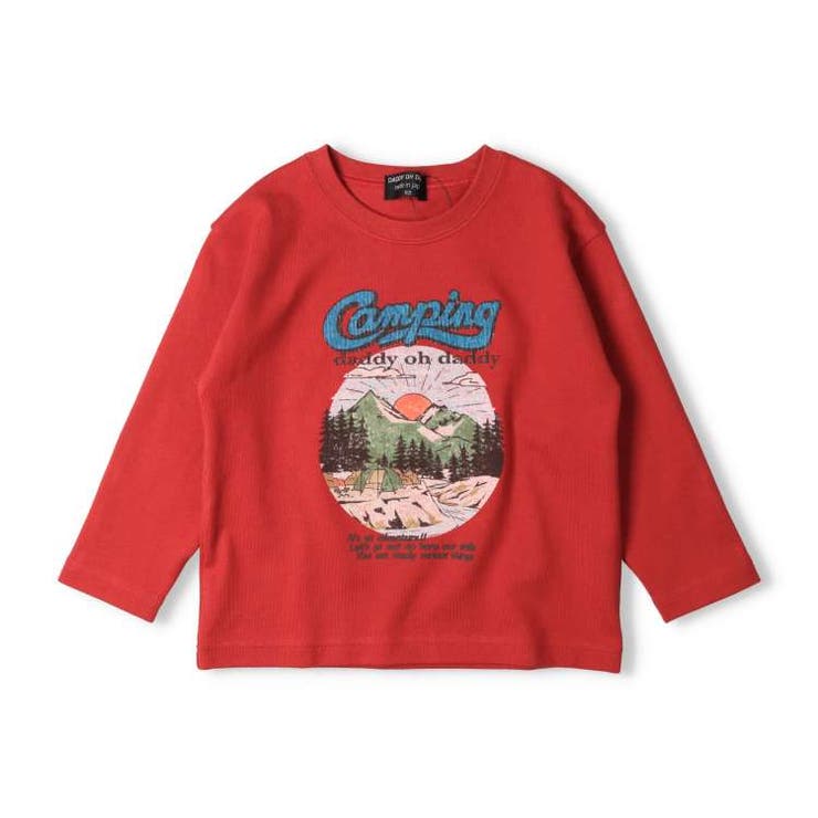 【子供服】DaddyOhDaddy(ダディオダディ)日本製アウトドア柄プリントTシャツ90cm～130cmV52816