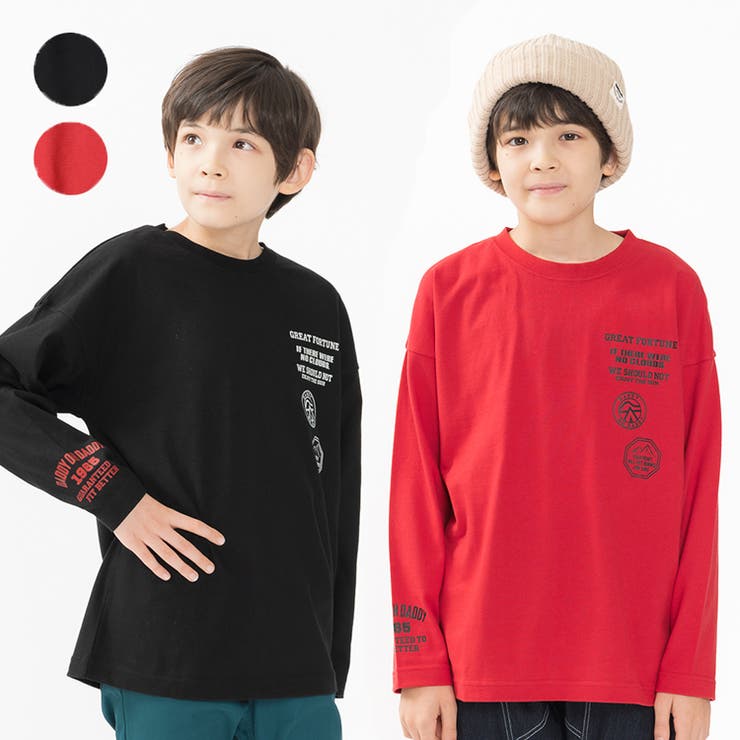 日本製ロゴプリント長袖Ｔシャツ | こどもの森e-shop | 詳細画像1 