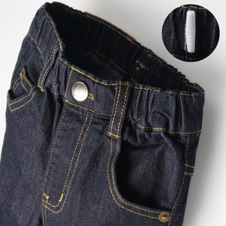 無地ストレートデニム長パンツ | こどもの森e-shop | 詳細画像4 