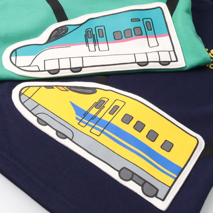 【WEB限定】JR新幹線電車ポシェットミニ裏毛トレーナー | こどもの森e-shop | 詳細画像7 