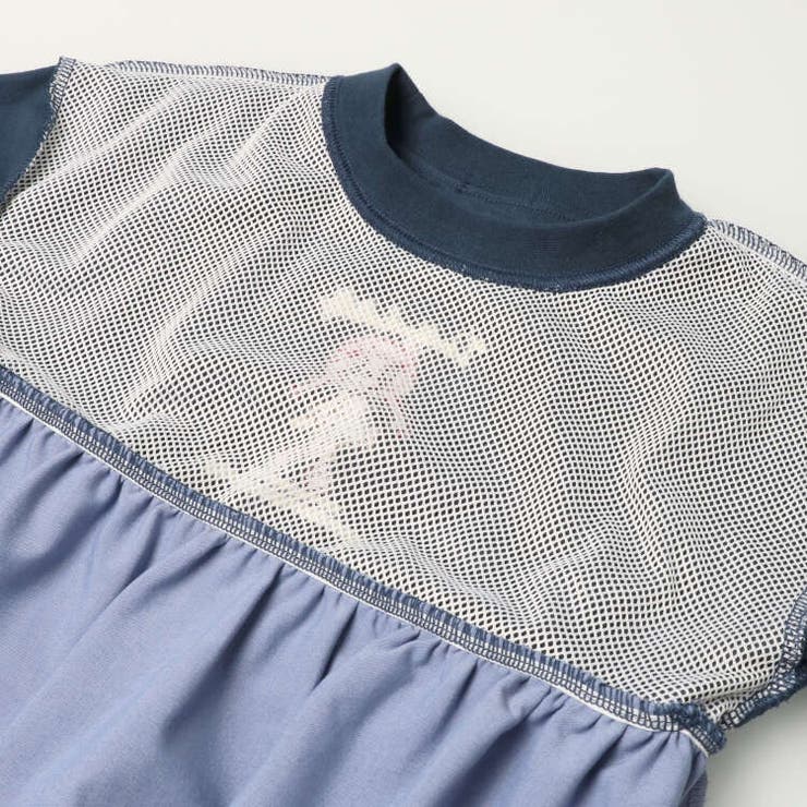 【子供服】DaddyOhDaddy(ダディオダディ)ダディコ刺繍切替長袖ワンピース90cm～130cmV60351