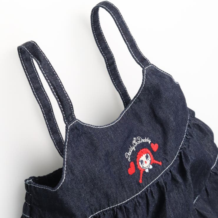 ダディコ刺繍デニムキャミワンピース | こどもの森e-shop | 詳細画像4 