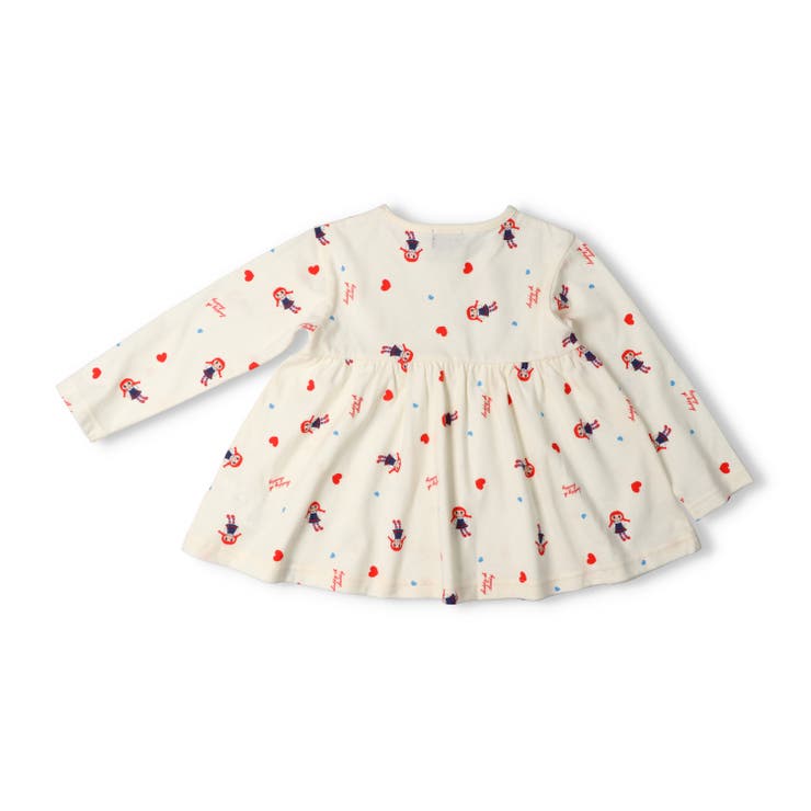 日本製ダディコ総柄チュニック長袖Ｔシャツ | こどもの森e-shop | 詳細画像3 