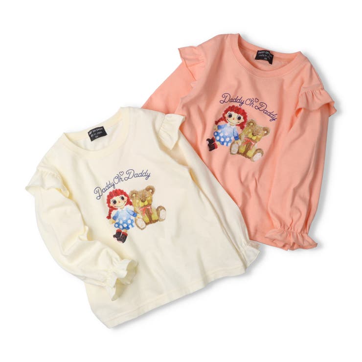 日本製ダディコプリント肩フリル長袖Ｔシャツ | こどもの森e-shop | 詳細画像11 