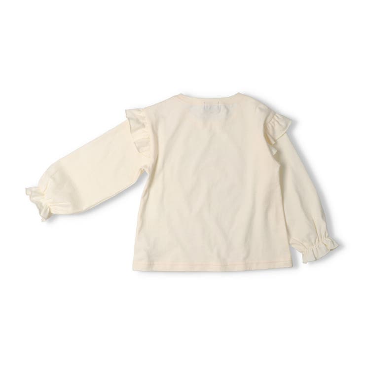 日本製ダディコプリント肩フリル長袖Ｔシャツ | こどもの森e-shop | 詳細画像4 
