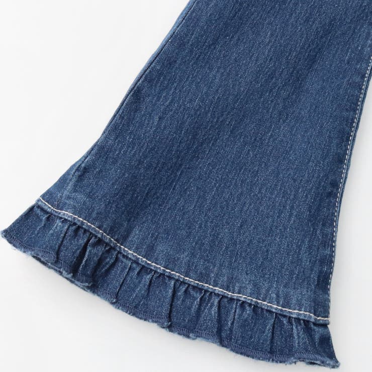 ダディコ刺繍裾フリルデニムフレアパンツ | こどもの森e-shop | 詳細画像12 