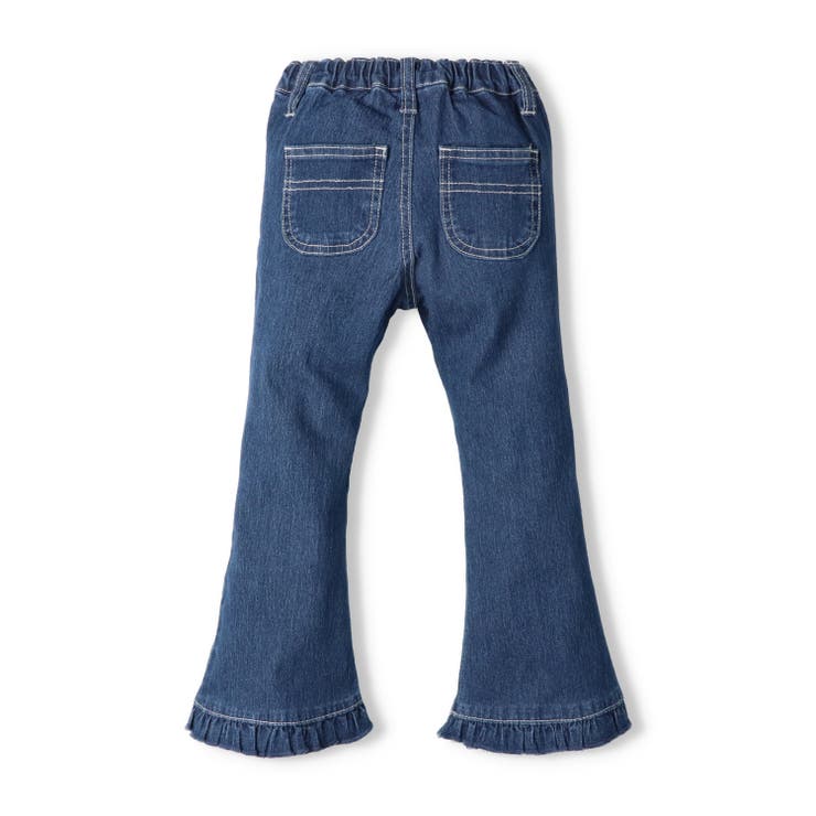 ダディコ刺繍裾フリルデニムフレアパンツ | こどもの森e-shop | 詳細画像3 