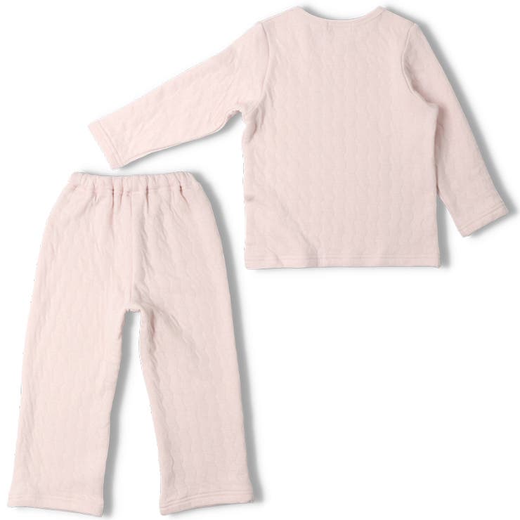 【WEB限定】リボン・ロゴプリントキルトパジャマ | こどもの森e-shop | 詳細画像3 