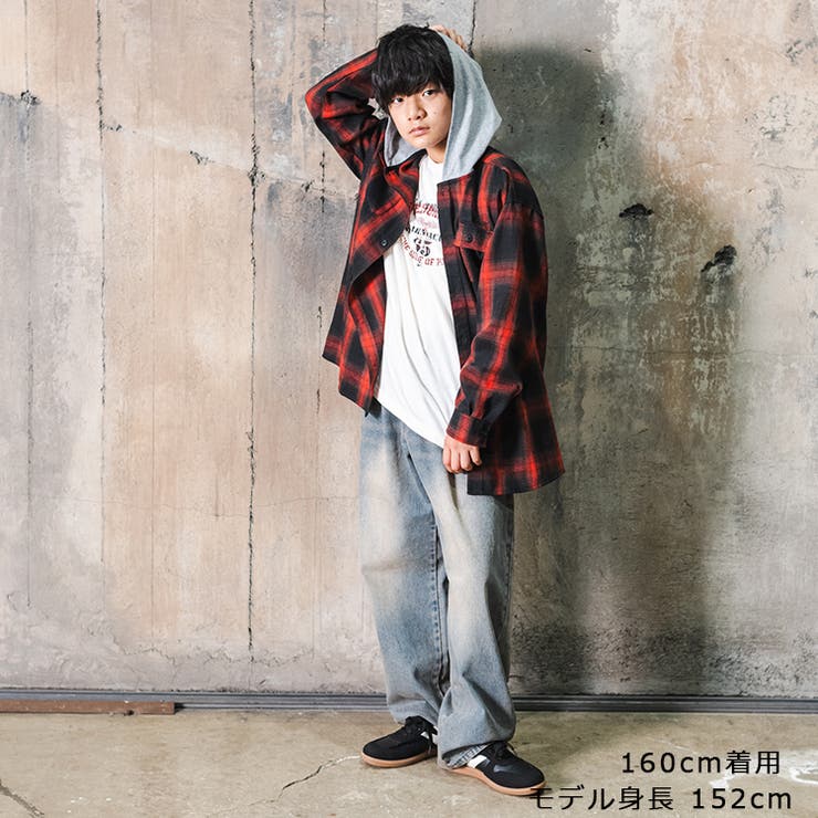 子供服DaddyOhDaddy(ダディオダディ)【ネット限定】フード付チェックシャツ120cm～170cmV9655