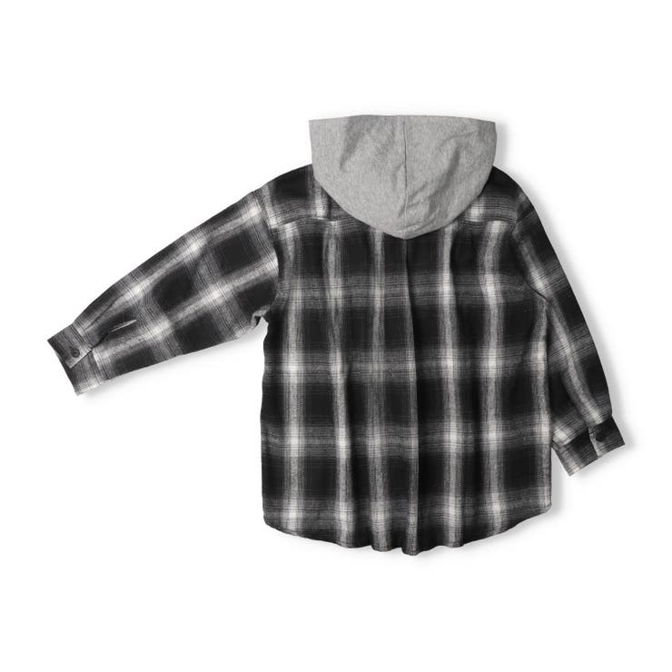 子供服DaddyOhDaddy(ダディオダディ)【ネット限定】フード付チェックシャツ120cm～170cmV9655