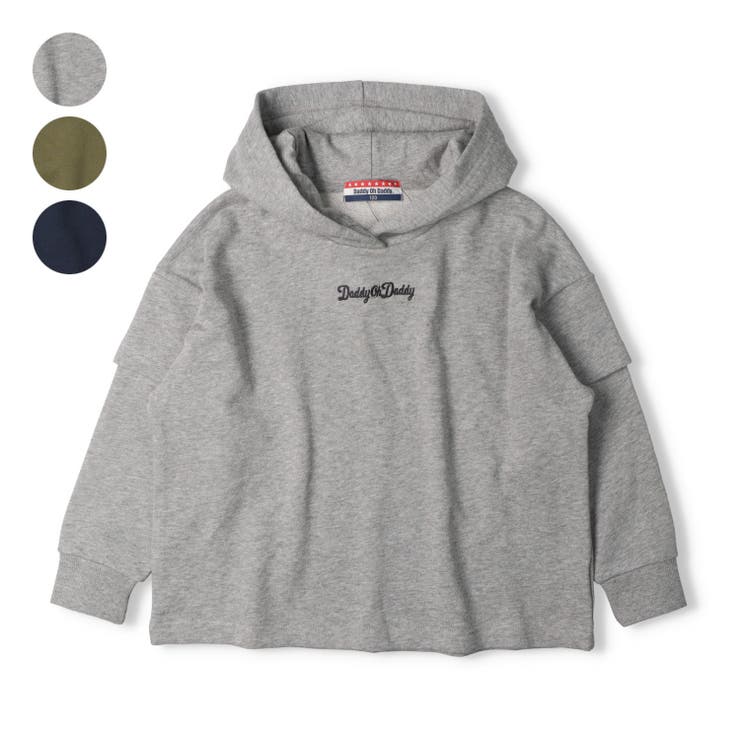 【ネット限定】レイヤード風裏毛パーカー | こどもの森e-shop | 詳細画像1 