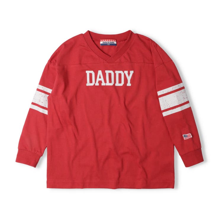 子供服DaddyOhDaddy(ダディオダディ)【ネット限定】ロゴプリントVネックＴシャツ120cm～170cmV9685