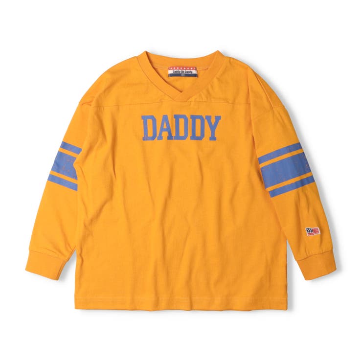 子供服DaddyOhDaddy(ダディオダディ)【ネット限定】ロゴプリントVネックＴシャツ120cm～170cmV9685