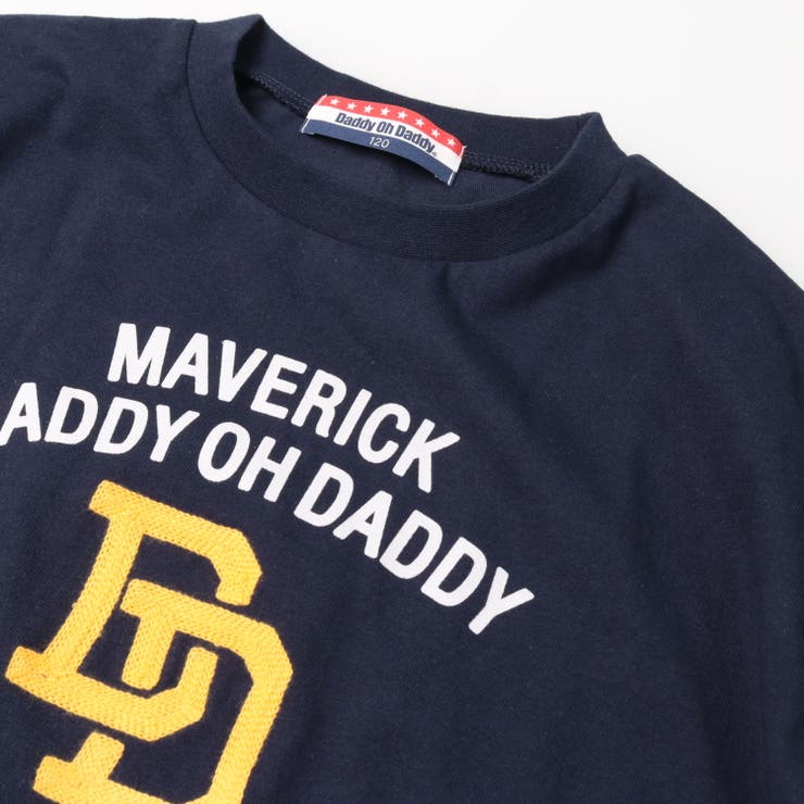 子供服DaddyOhDaddy(ダディオダディ)【ネット限定】チェーン刺繍Ｔシャツ120cm～170cmV9685