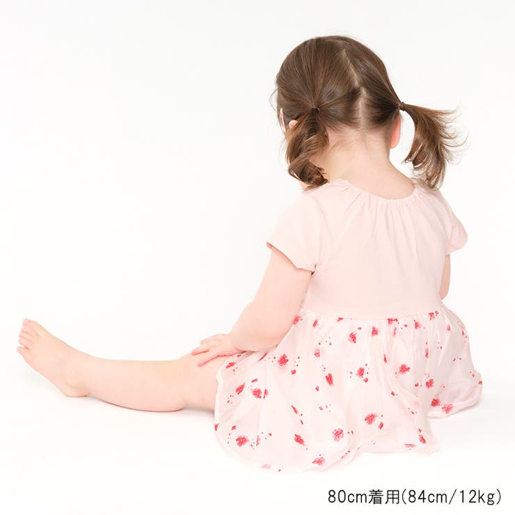 チュールビスチェ花柄スカート半袖ロンパース・Tオール | こどもの森e-shop | 詳細画像14 