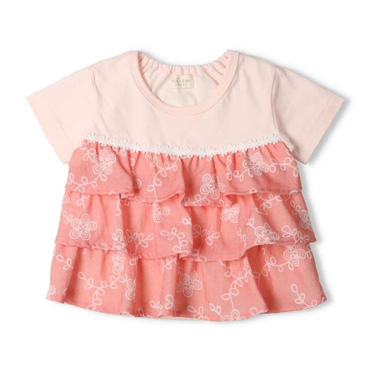 花柄ティアード半袖Ｔシャツ | こどもの森e-shop | 詳細画像2 