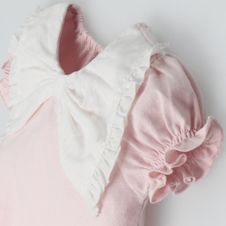リボン衿ロンパース | こどもの森e-shop | 詳細画像3 